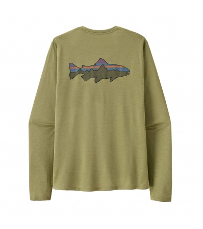 Patagonia Long-Sleeved Capilene Cool Sun Shirt - Fitz Roy Trout M's