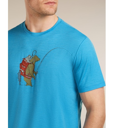 Icebreaker Merino 150 Tech Lite SS Tee Bear Catch M's