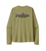 Patagonia Long-Sleeved Capilene Cool Sun Shirt - Fitz Roy Trout M's