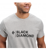 Black Diamond Mini Stacked SS Tee M's